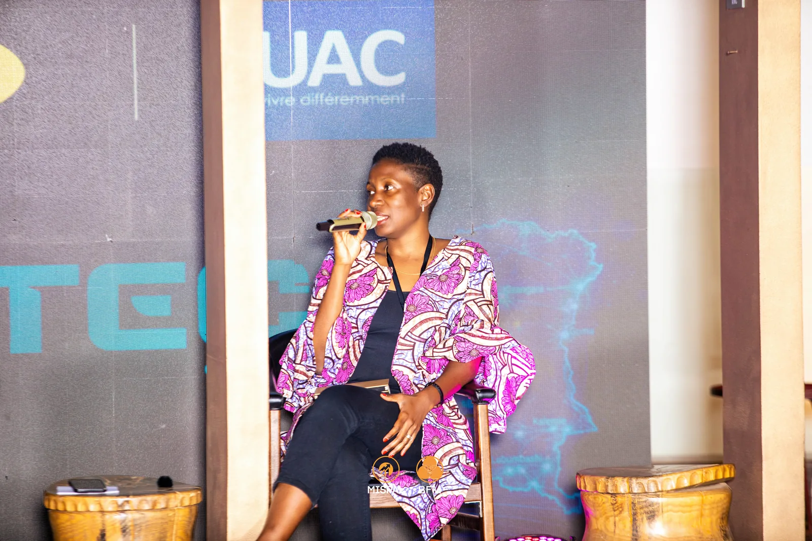 Speaker on stage during the MISPAL Pre-Summit 2026