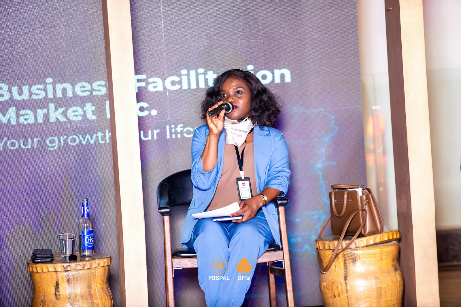 Speaker on stage during the MISPAL Pre-Summit 2026