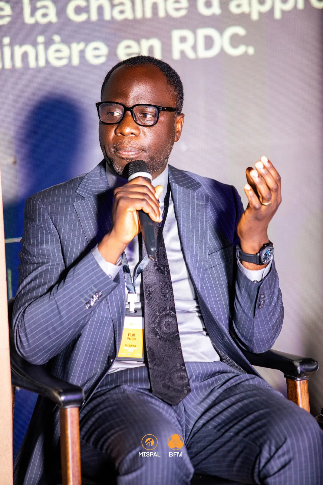 Speaker on stage during the MISPAL Pre-Summit 2026