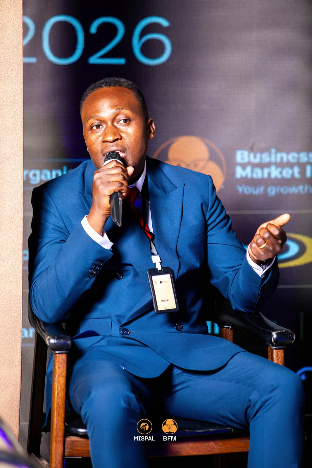 Speaker on stage during the MISPAL Pre-Summit 2026